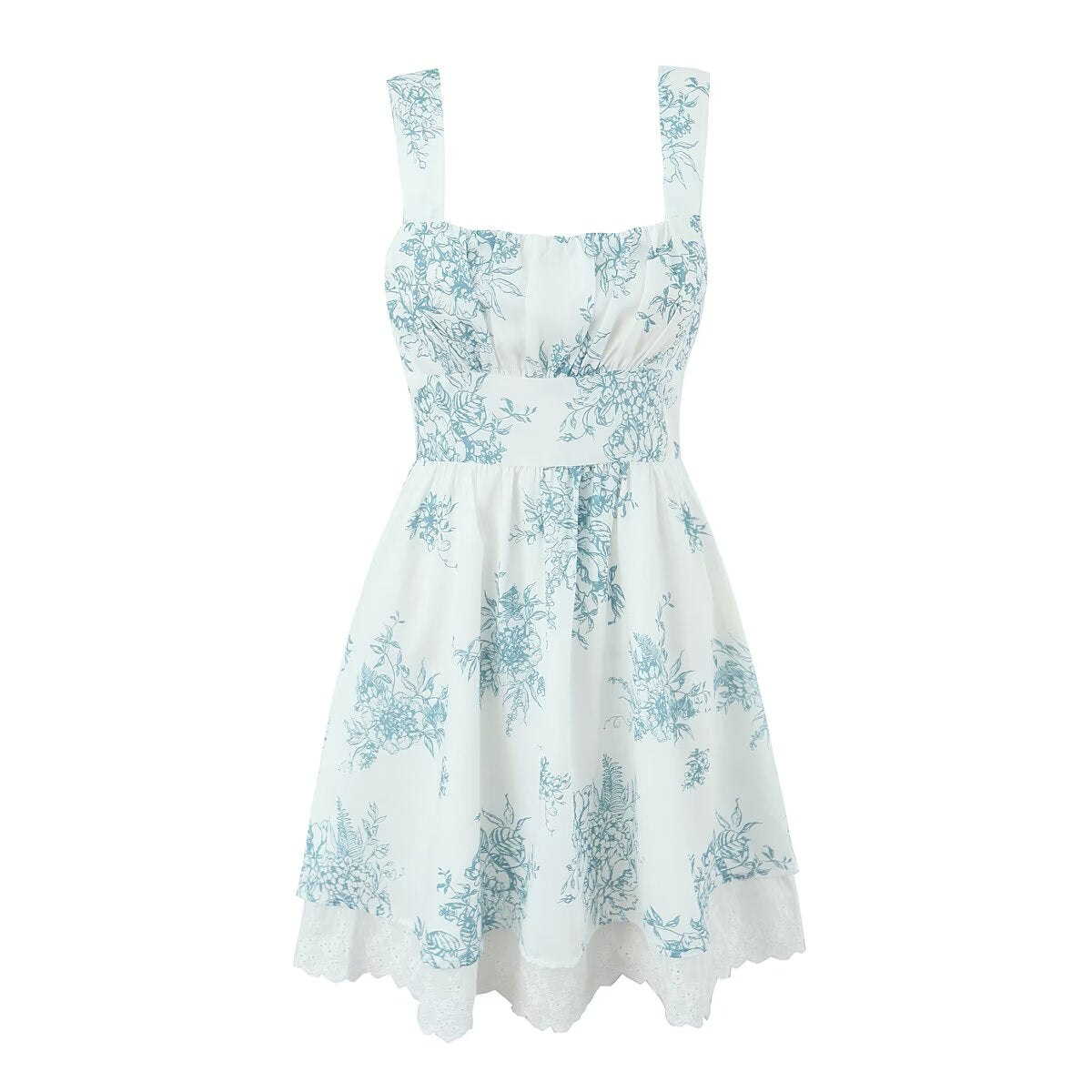 Spring Floral Slim Fit Dress